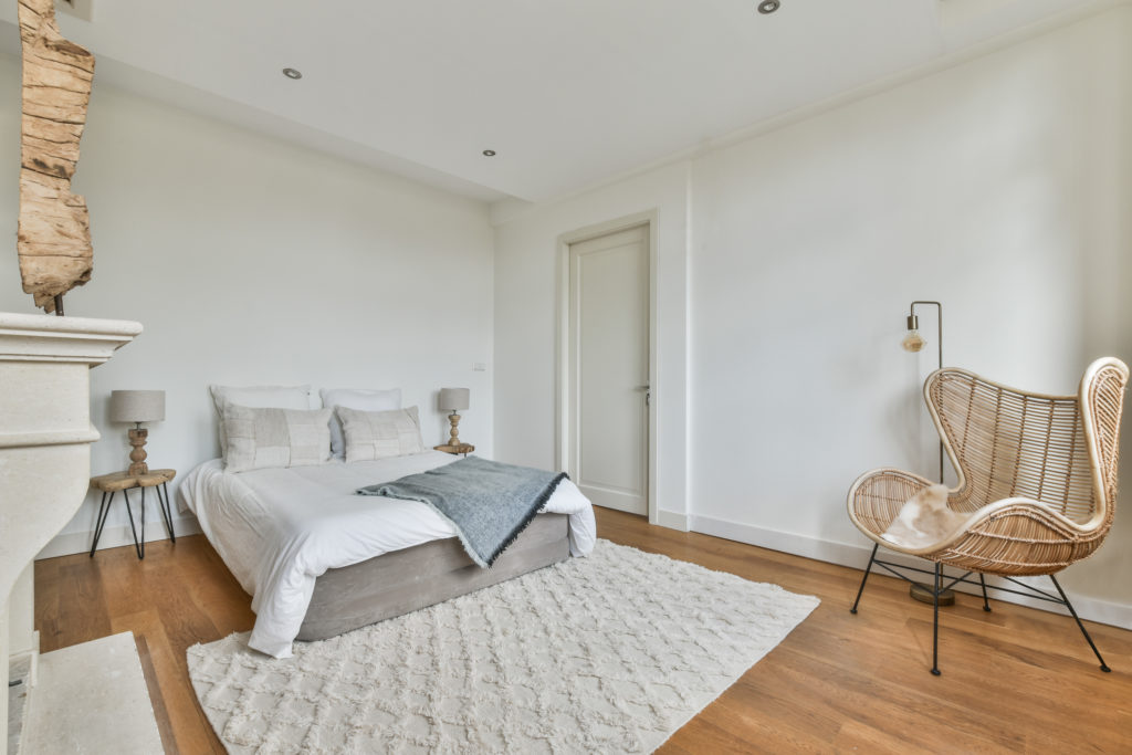 Tapis dans la chambre 